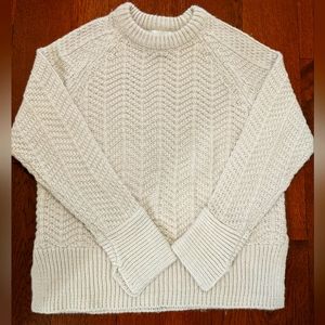 H&M sweater, size small, beige